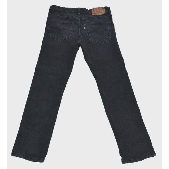 Levi's Wedgie Women's Jeans Size 32 Black Straight Mid Rise Stretch - Picture 11 of 14